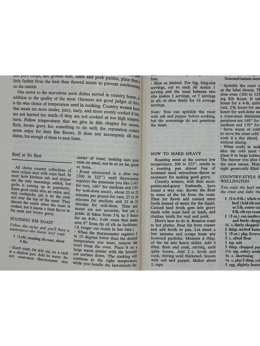 Vintage 1960s Farm Journal Cookbook: Country Recipes, Farm to Table